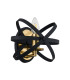 Whitehall Adjustable Rings Wall Light 1 x E14 Gold/Black-4