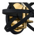 Whitehall Adjustable Rings Wall Light 1 x E14 Gold/Black-6