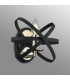 Whitehall Adjustable Rings Wall Light 1 x E14 Satin Nickel/Anthracite-3