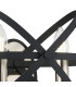 Whitehall Adjustable Rings Wall Light 2 x E14 Satin Nickel/Anthracite-7