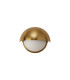 Plains Wall Light 2 x E14 IP54 (Indoor Use Only) Brass/Opal Glass-4