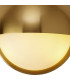 Plains Wall Light 2 x E14 IP54 (Indoor Use Only) Brass/Opal Glass-7