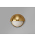Plains Wall Light 2 x E14 IP54 (Indoor Use Only) Brass/Opal Glass-10