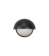 Plains Wall Light 2 x E14 IP54 Satin Black/Opal Glass-5