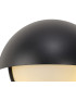 Plains Wall Light 2 x E14 IP54 Satin Black/Opal Glass-7