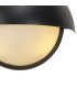 Plains Wall Light 2 x E14 IP54 Satin Black/Opal Glass-8