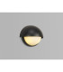Plains Wall Light 2 x E14 IP54 Satin Black/Opal Glass-12
