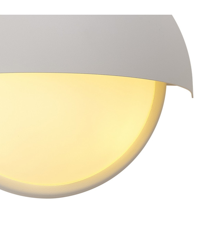 Plains Wall Light 2 x E14 IP54 White/Opal Glass-8