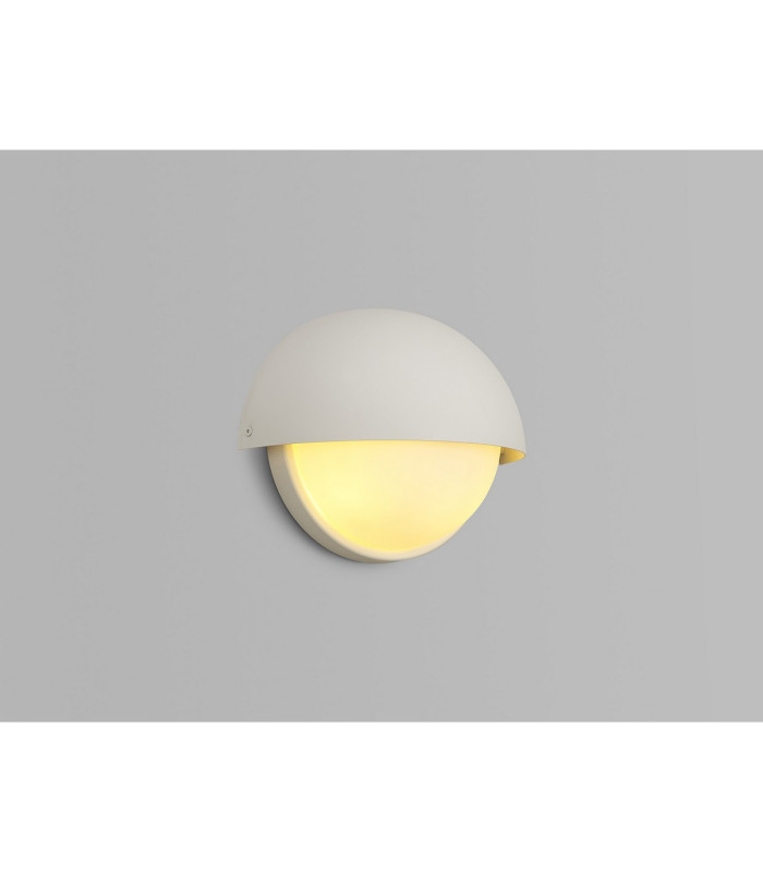 Plains Wall Light 2 x E14 IP54 White/Opal Glass-12
