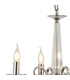 Bush 52cm Pendant WITHOUT SHADE 4 Light E14 Polished Nickel/Clear Crystal-6