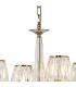 Bush 55cm Pendant 4 Light E14 French Gold/Clear Crystal Shade (A)-5
