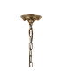 Bush 55cm Pendant 4 Light E14 French Gold/Clear Crystal Shade (A)-7