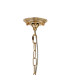 Bush 60cm Pendant WITHOUT SHADE 6 Light E14 French Gold/Clear Crystal-7