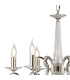 Bush 60.5cm Pendant WITHOUT SHADE 6 Light E14 Polished Nickel/Clear Crystal-6