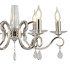 Bush 60.5cm Pendant WITHOUT SHADE 6 Light E14 Polished Nickel/Clear Crystal-7