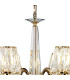 Bush 63cm Pendant 6 Light E14 French Gold/Clear Crystal Shade (A)-5
