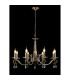 Bush 72cm Pendant WITHOUT SHADE 8 Light E14 Antique Brass/Clear Crystal-3