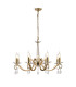 Bush 72cm Pendant WITHOUT SHADE 8 Light E14 French Gold/Clear Crystal-1