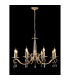 Bush 72cm Pendant WITHOUT SHADE 8 Light E14 French Gold/Clear Crystal-3