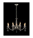 Bush 72cm Pendant WITHOUT SHADE 8 Light E14 Polished Nickel/Clear Crystal-3