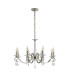 Bush 72cm Pendant WITHOUT SHADE 8 Light E14 Polished Nickel/Clear Crystal-4