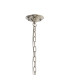 Bush 72cm Pendant WITHOUT SHADE 8 Light E14 Polished Nickel/Clear Crystal-5