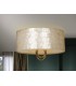 4 Light Flush Ceiling Light Gold, E27 - 1