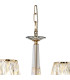 Bush 75cm Pendant 8 Light E14 French Gold/Clear Crystal Shade (A)-5