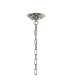 Bush 75cm Pendant 8 Light E14 Polished Nickel/Clear Crystal Shade (A)-5