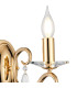 Bush Wall Lamp WITHOUT SHADE 1 Light E14 French Gold/Clear Crystal-6
