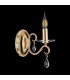 Bush Wall Lamp WITHOUT SHADE 1 Light E14 French Gold/Clear Crystal-7
