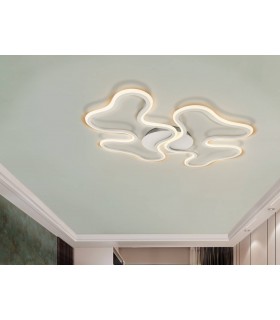 Integrated LED Flush Ceiling Light White - 1