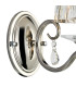 Bush Wall Lamp 1 Light E14 Polished Nickel/Clear Crystal Shade (A)-5