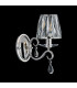 Bush Wall Lamp 1 Light E14 Polished Nickel/Clear Crystal Shade (A)-8