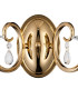 Bush Wall Lamp WITHOUT SHADE 2 Light E14 French Gold/Clear Crystal-5