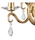 Bush Wall Lamp WITHOUT SHADE 2 Light E14 French Gold/Clear Crystal-6