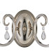 Bush Wall Lamp WITHOUT SHADE 2 Light E14 Polished Nickel/Clear Crystal-5