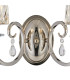 Bush Wall Lamp 2 Light E14 Polished Nickel/Clear Crystal Shade (A)-5