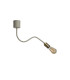Benton Flexible Ceiling 1 Light E27 Beige/Antique Brass-5
