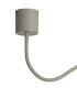 Benton Flexible Ceiling 1 Light E27 Beige/Antique Brass-8