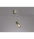 Benton Flexible Ceiling 1 Light E27 Beige/Antique Brass-11