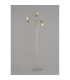 Benton Flexible Floor Lamp 3 Light E27 Beige/Antique Brass-3