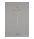 Benton Flexible Floor Lamp 3 Light E27 Beige/Antique Brass-11
