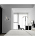 Benton Flexible Floor Lamp 3 Light E27 Dark Grey/Satin Nickel-6