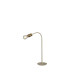 Benton Flexible Table Lamp 1 Light E27 Beige/Antique Brass-7