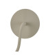 Benton Flexible Switched Wall Lamp 1 Light E27 Beige/Antique Brass-7