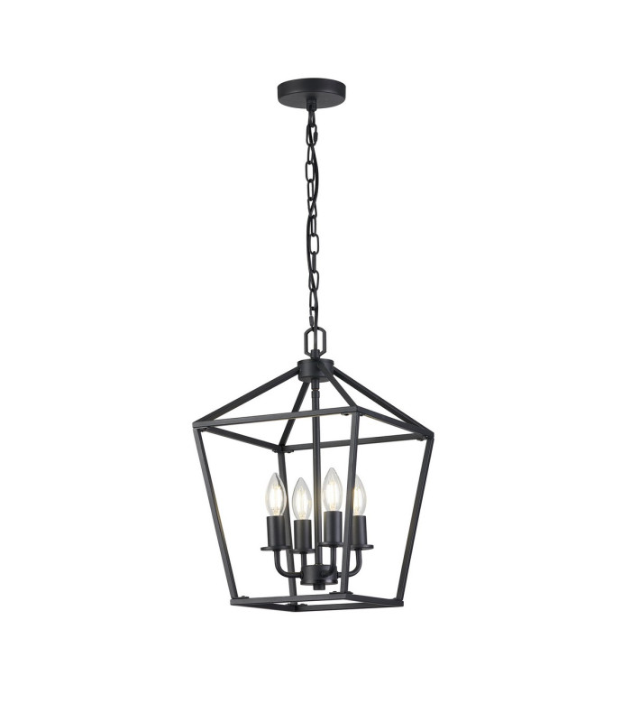 Stamford Pendant 4 Light E14 Black-1