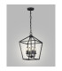 Stamford Pendant 4 Light E14 Black-3