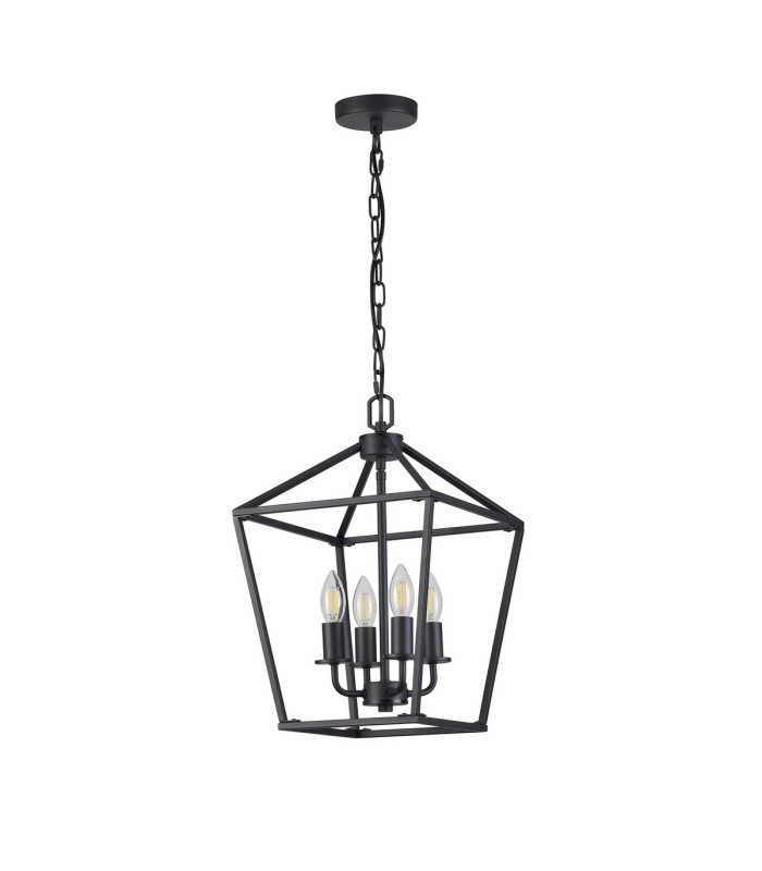 Stamford Pendant 4 Light E14 Black-4