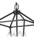 Stamford Pendant 4 Light E14 Black-6